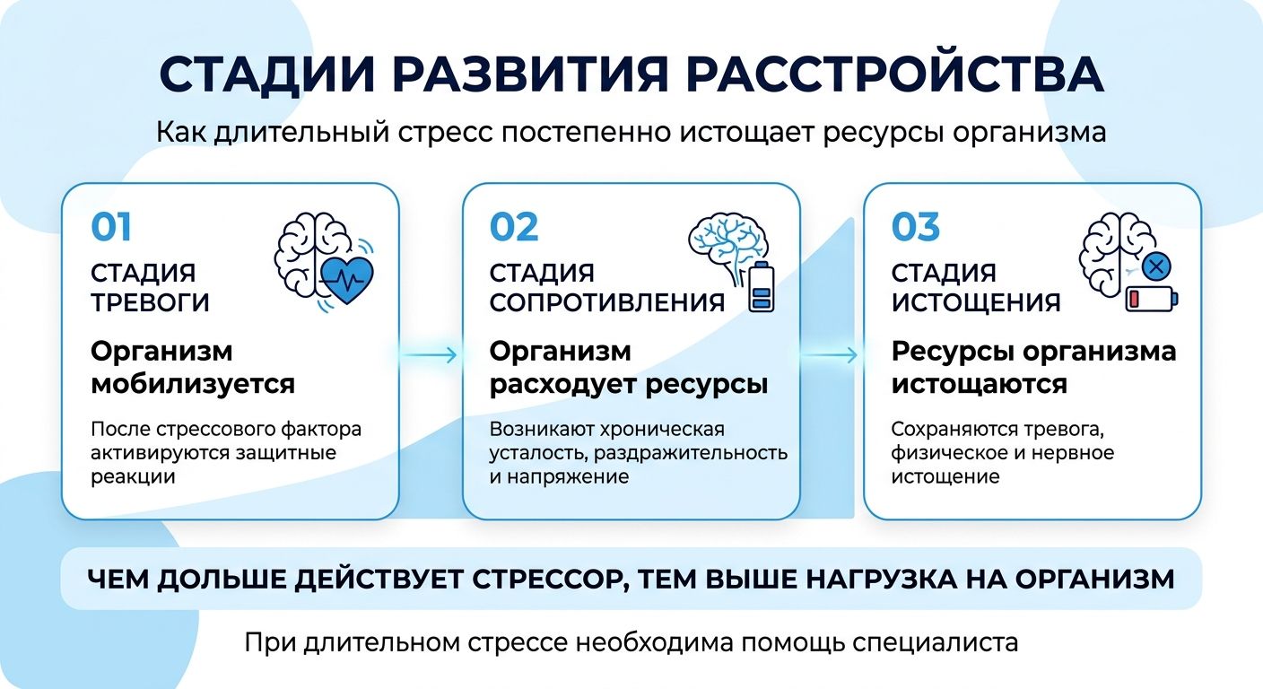 Лечение стресса в Назрани инфографика